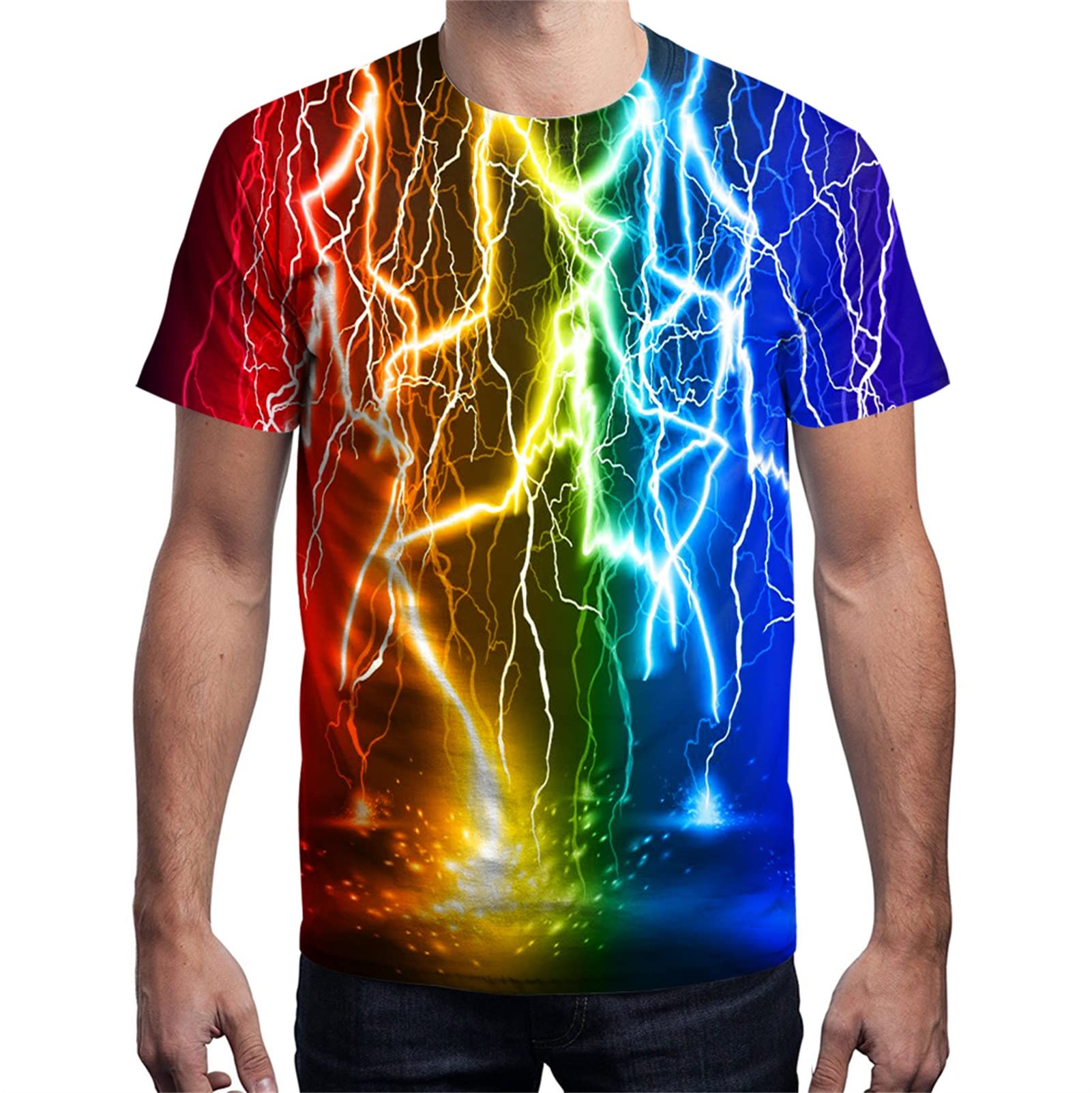 Yasswete Mens Womens Graphic T-Shirts Unisex 3D Printed Short Sleeve Shirts Tops product thumbnail 6