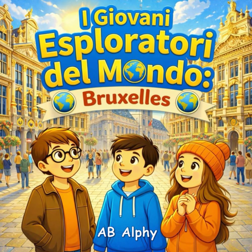 I Giovani Esploratori del Mondo: Bruxelles: Un’avventura di viaggio per bambini alla scoperta di Bruxelles, la capitale del Belgio