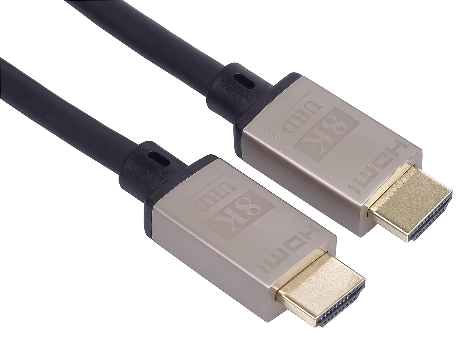 PremiumCord 8K Ultra High Speed HDMI 2.1 Cable M/M 48Gbps with Ethernet, Compatible with Video 8K @ 60Hz, Deep Colour, 3D, eARC, HDR, 3X Shielded, Gold-Plated Connectors, Black, 5 m, kphdm21-5