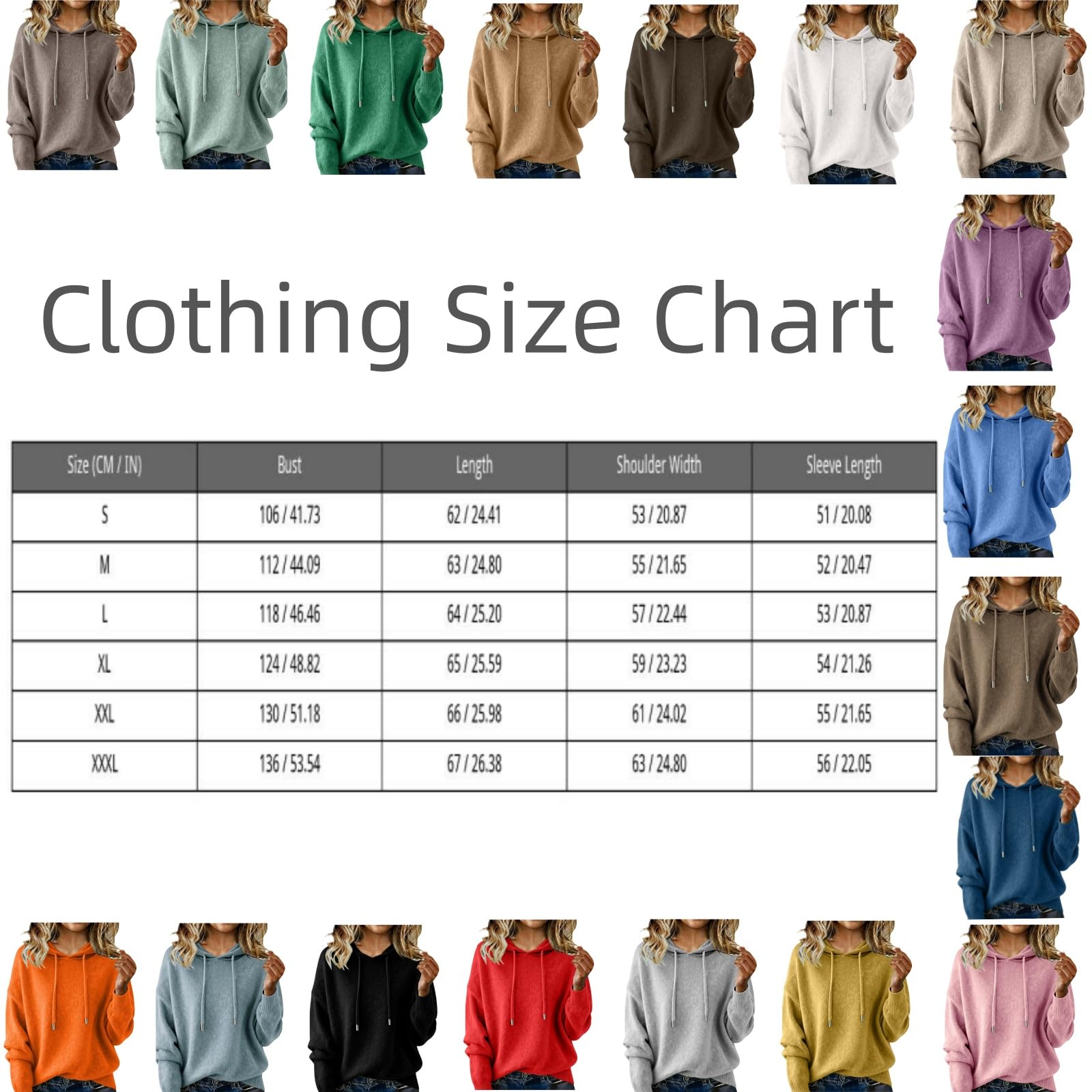 Pull à capuche en tricot pour femme