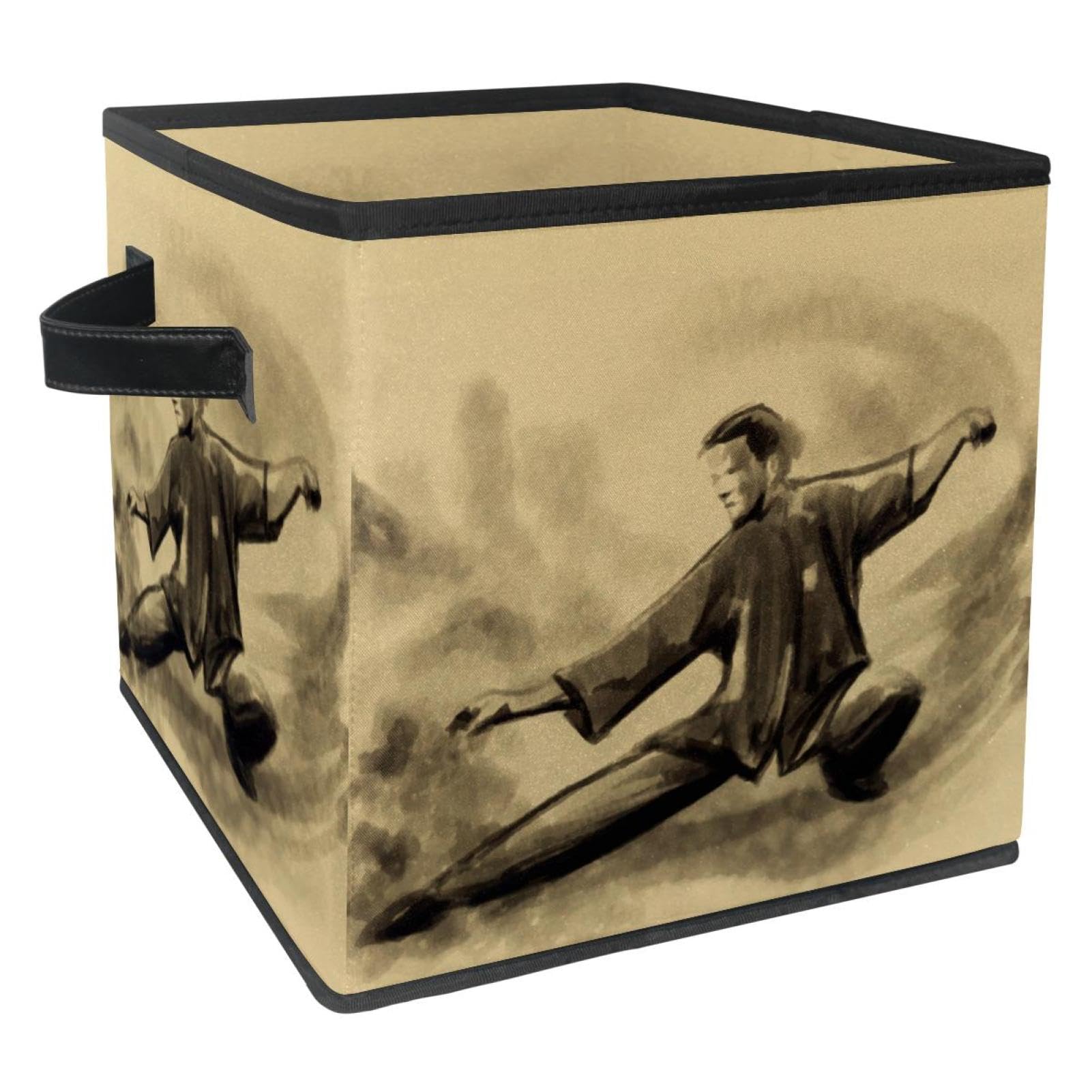 Boîte de rangement pliable cube tissu pour jouets vêtements livres et placard de chambre