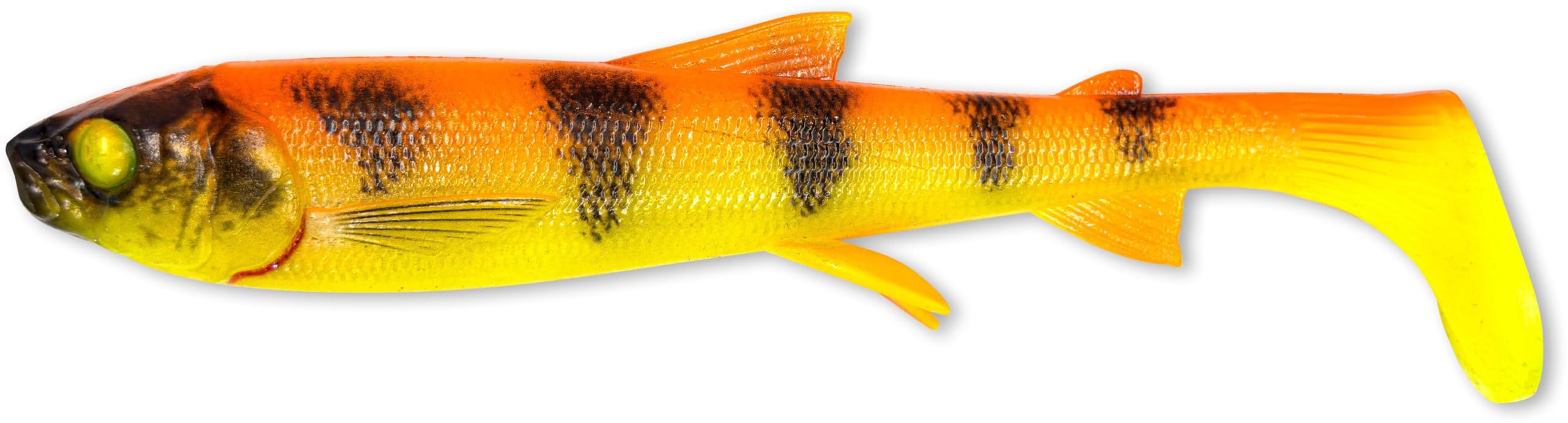 Savage Gear 3D Whitefish Shad - Rubber Fish, Color: Golden Ambulance, Size/Weight/Packaging Content: 20 cm / 62g / 1 piece