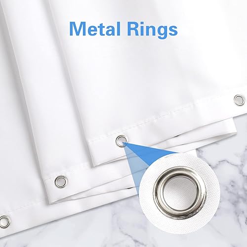 Miniatura 6 de Cortina de ducha de Feliz Navidad, bola de Navidad morada, bosque nevado, ciervos, copos de nieve, vacaciones de invierno, rústico, casa de campo,