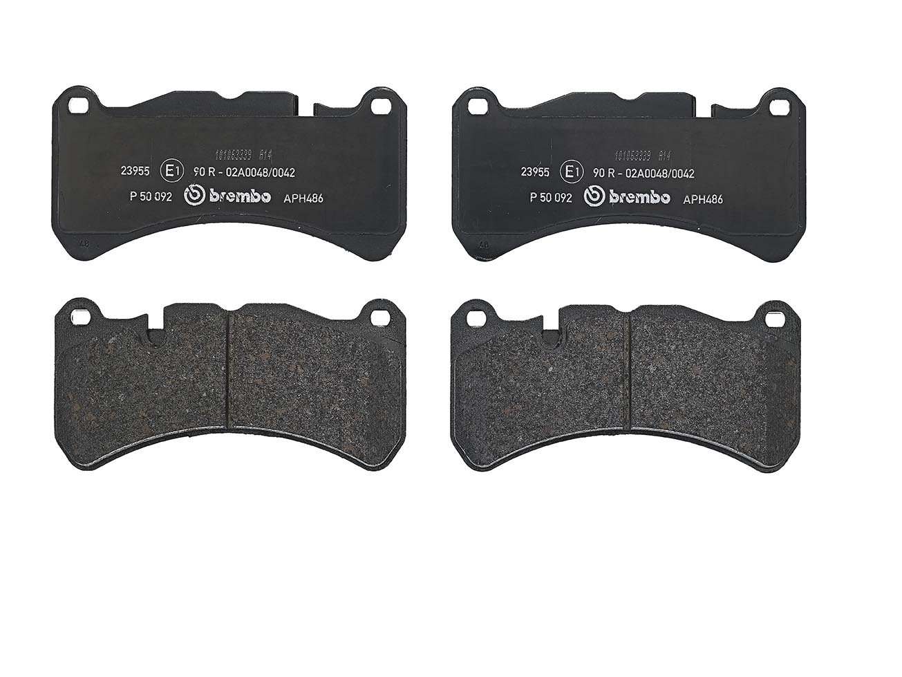 Amazon.com: Brembo P50092 Low-Met Front Disc Brake Pad Set 