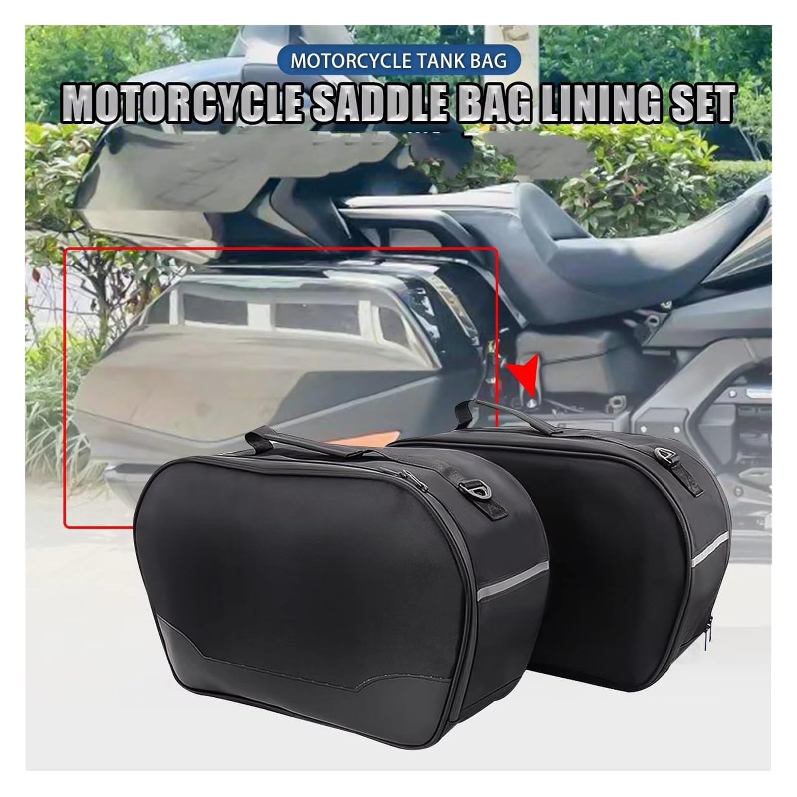 Dla Goldwing dla GL1800 dla GL1800 2012-2017 bagażnik motocyklowy bagaż boczny schowek torba na siodło torba wkładka boczne torby na siodło