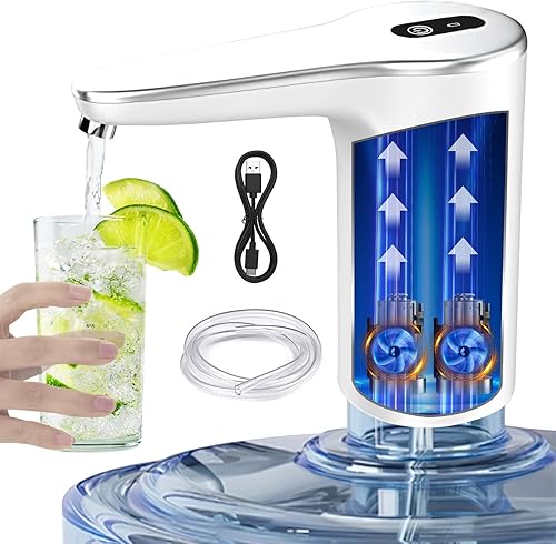 VINMEN Bomba de botella de agua de 5 galones, dispensador de botellas de agua, bomba de agua para jarra de 5 galones, bomba de agua potable