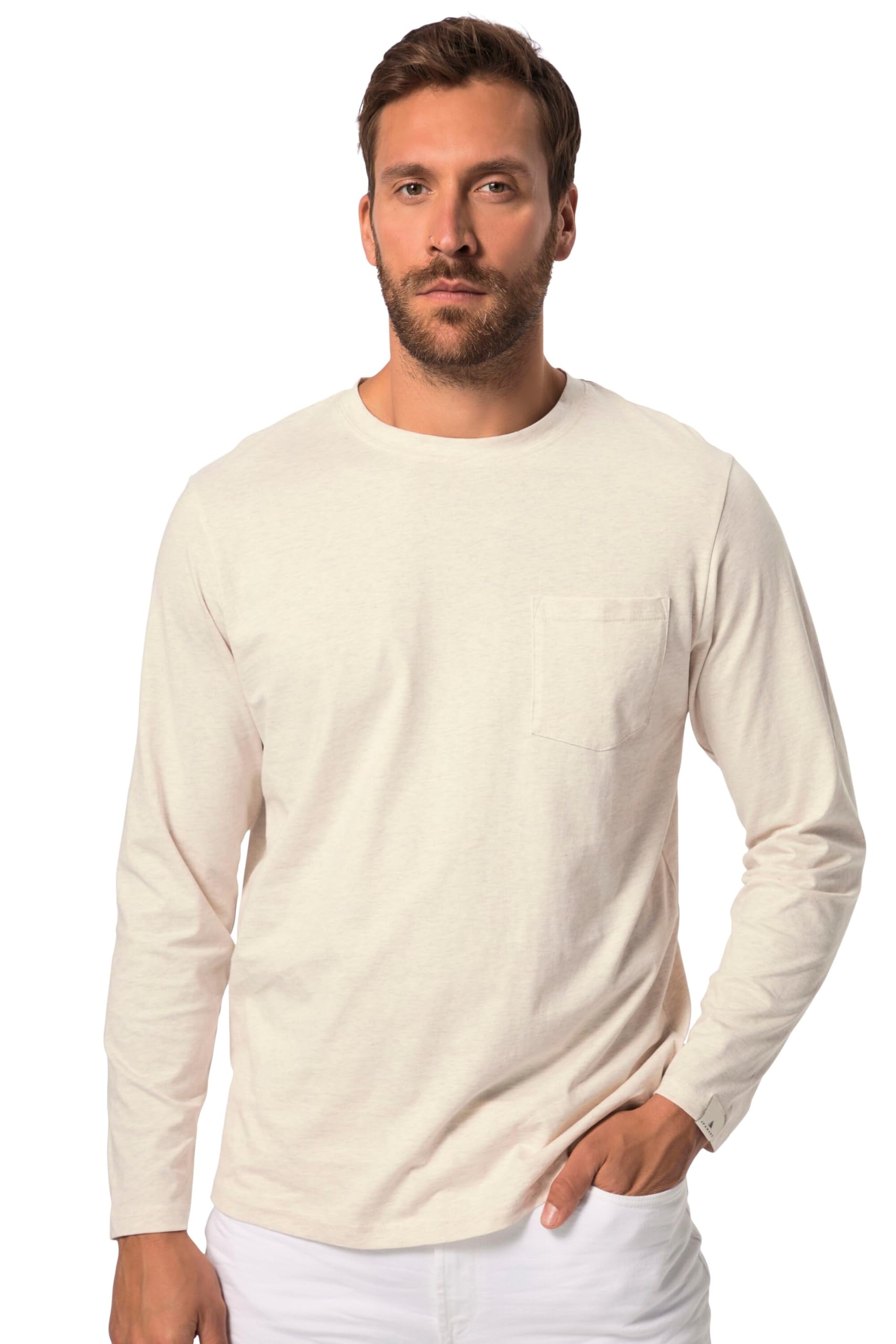 JP 1880 Hommes Grandes Tailles L-8XL T-Shirt à Manches Longues JP Aware 824732