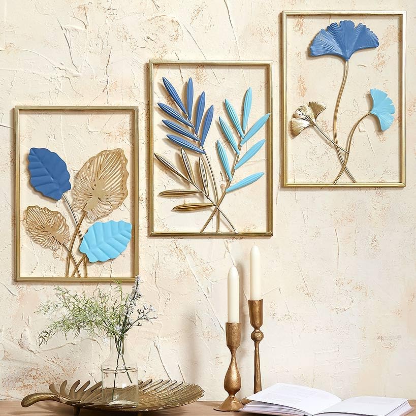 Lakeside Metal Wall Art Trio Set