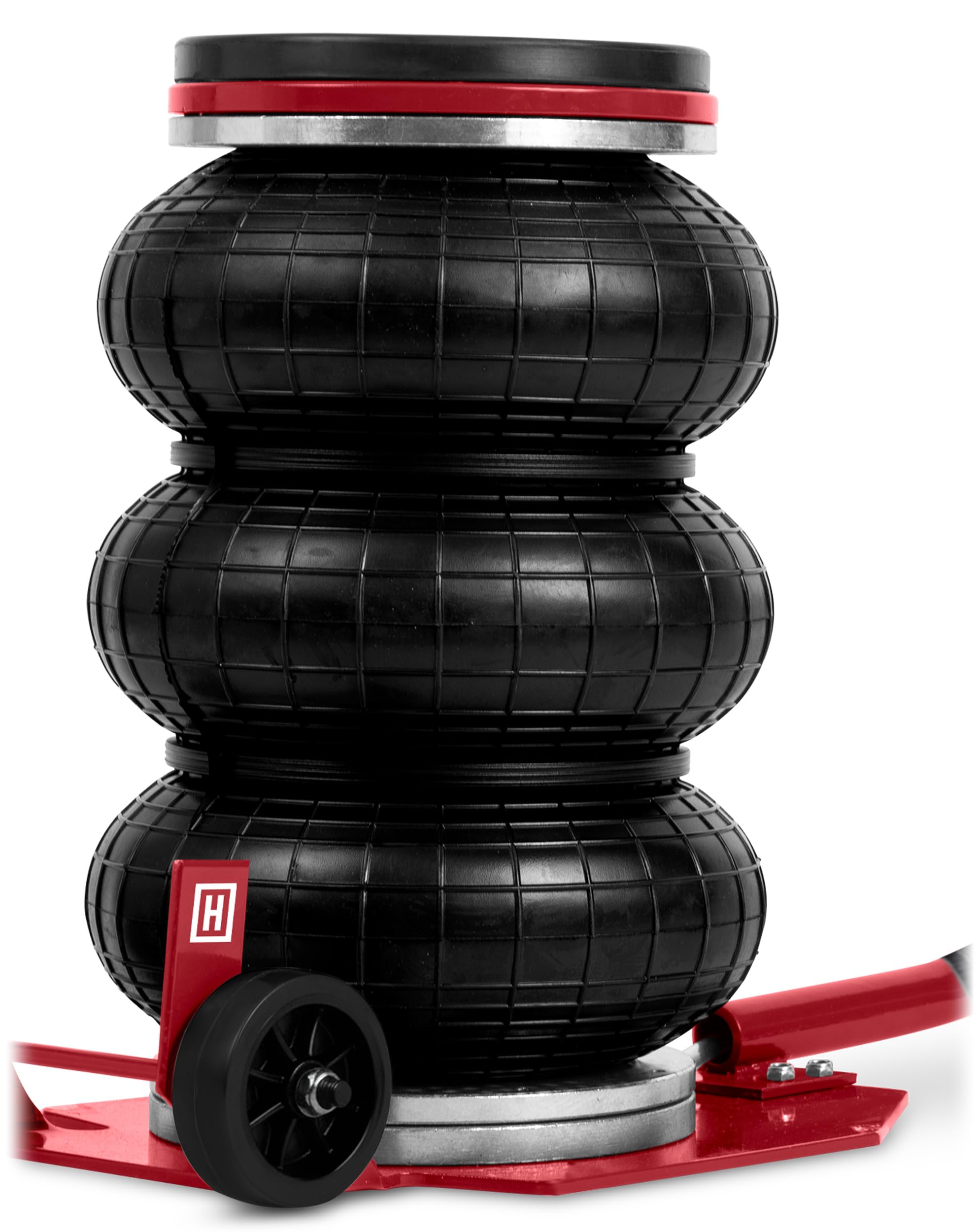 Humberg Wagenheber Auto Heber - Pneumatischer Heber Ballon-Typ - Für PKW SUV und Transporter - Tragkraft 3,5 t - Hubhöhe 150-400 mm