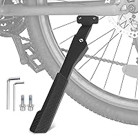 RUTU Adjustable Aluminum Bike Kickstand for 24-29" E-Bikes, Mountain & Fat Tire Bikes - Heavy Duty 170lbs Support, 40mm Mount