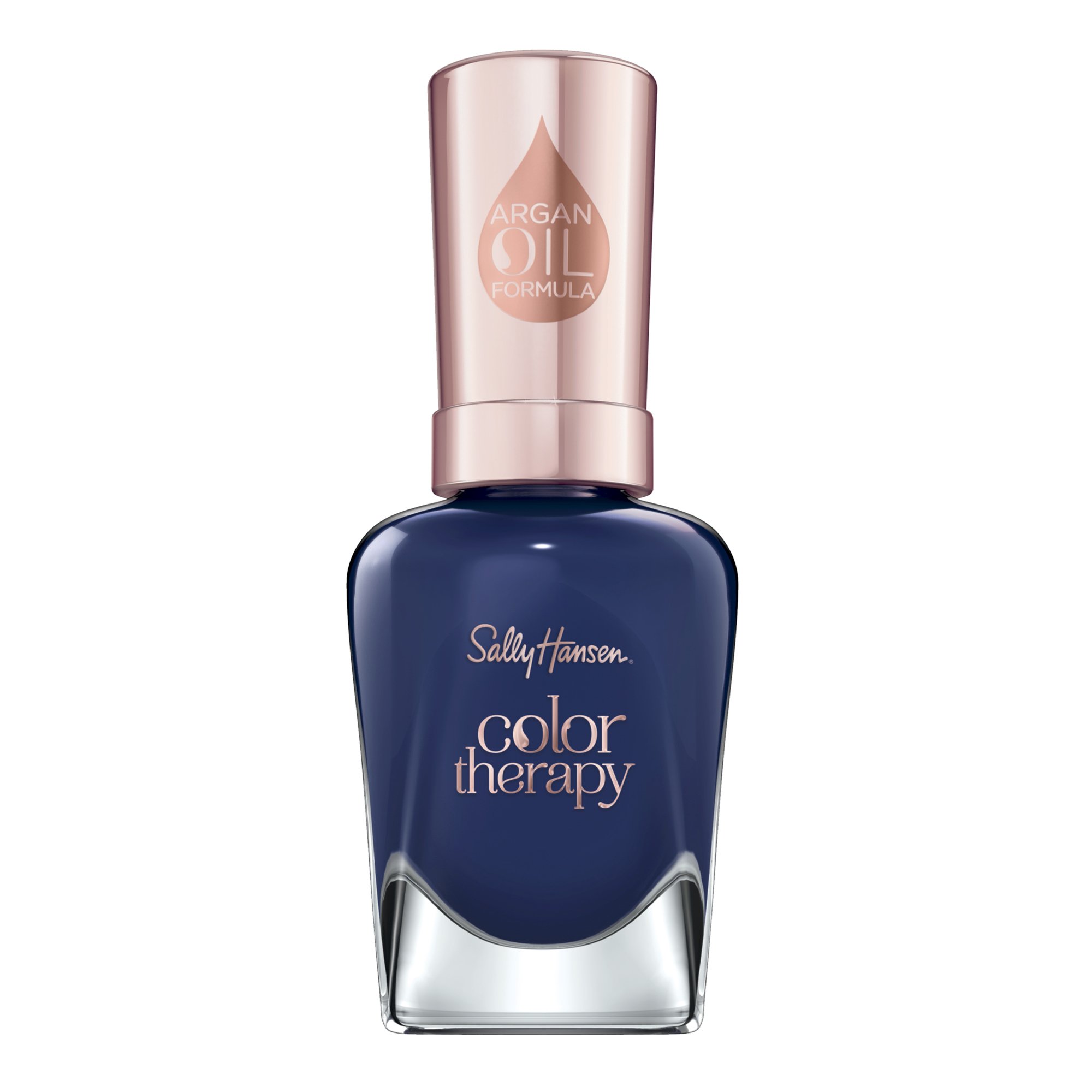 Sally Hansen Colour Therapy Nail Polish with Argan Oil, 14.7 ml, Good As Blue