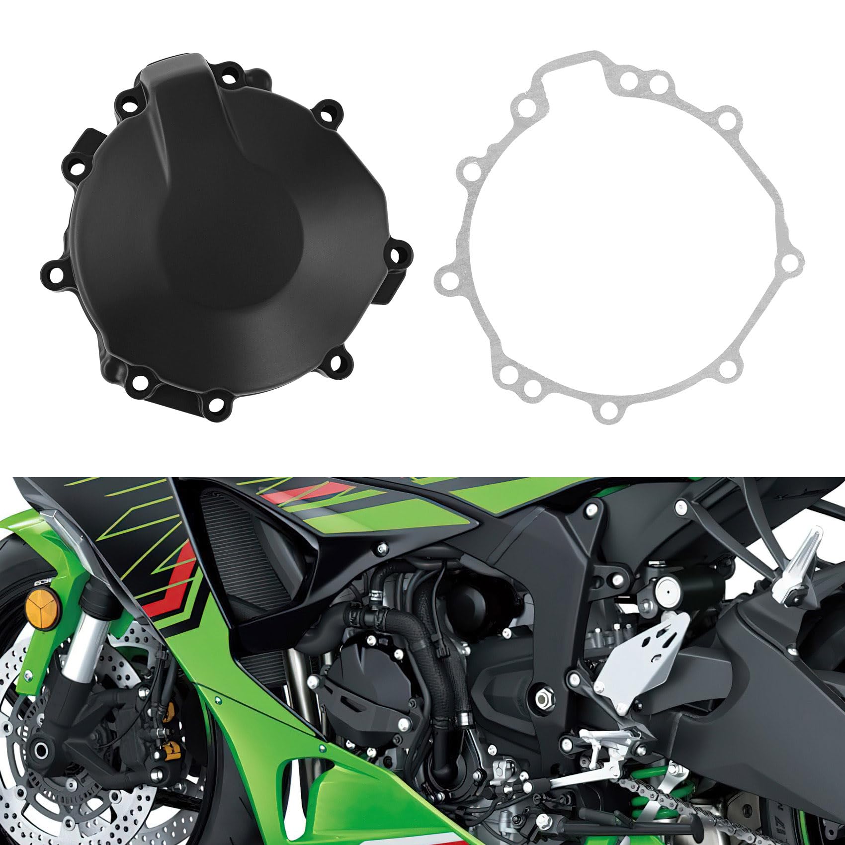 エンジンステーターカバー Compatible With ZX-6R For ZX636 2009 2010 