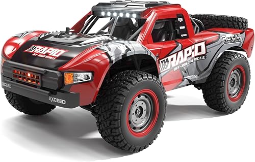 YIKESHU Camión RC escala 1/14 RC Car 4x4 Camión de control remoto de alta velocidad todoterreno 50 KM/H Todo Terreno Crawler RC Buggy RTR 390 Motor