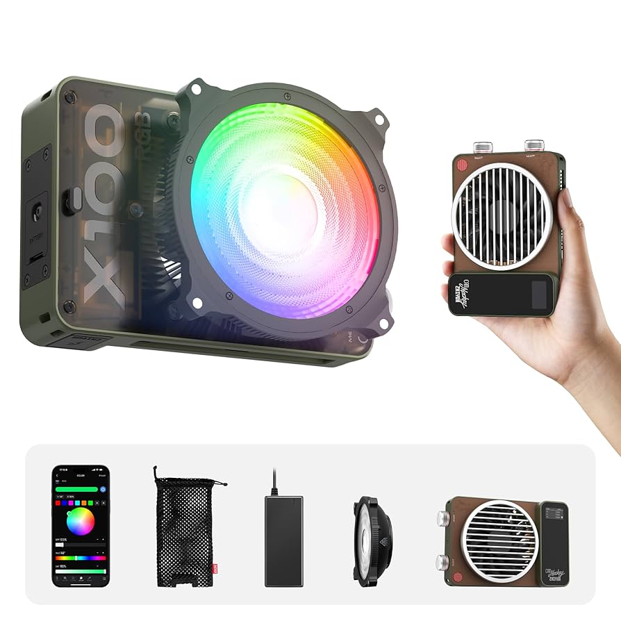 Amazon.com : ZHIYUN MOLUS X100 RGB Standard 100W Video Light