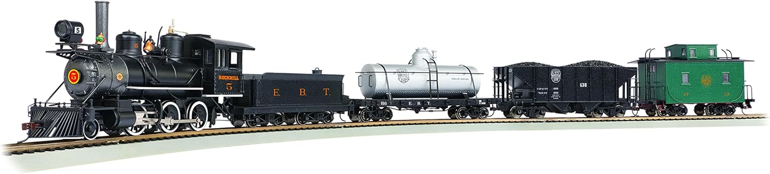 Bachmann Trains - East Broad Top - Freight Ready to Run Electric Train Set - On30 Scale - Runs on HO Track Prototypical Colors