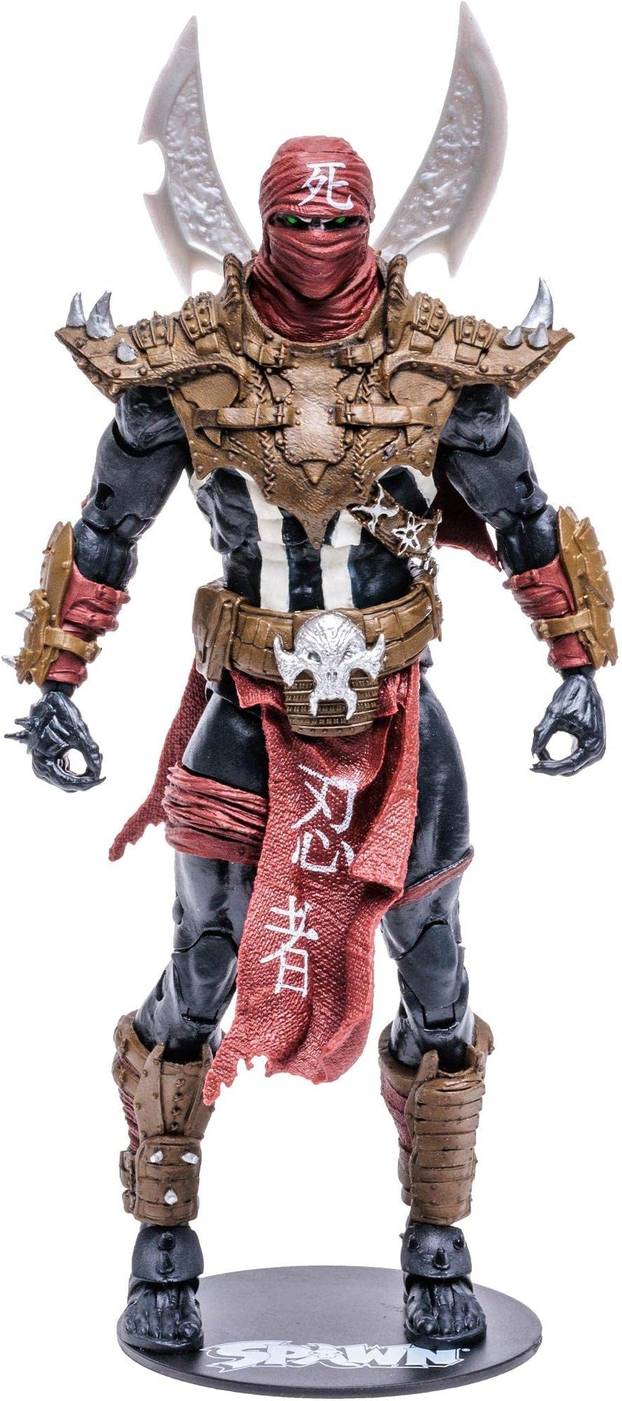 Toys, Spawn Comic Ninja Spawn Action Figure set with 22 Moving Parts, Collectible Figure with Accessories and Collectors Stand Base – Ages 12+