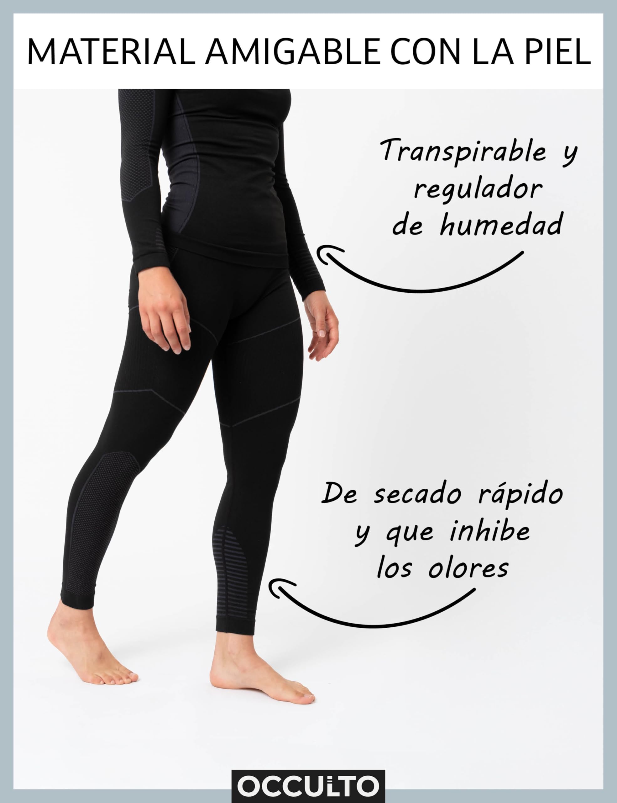Occulto Ropa termica Esqui Mujer (Modelo: Lindsey)