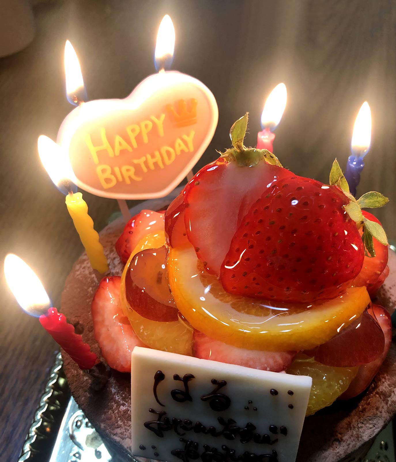 Amazon.co.jp: レターキャンドル 【ハッピーバースデー ピンク