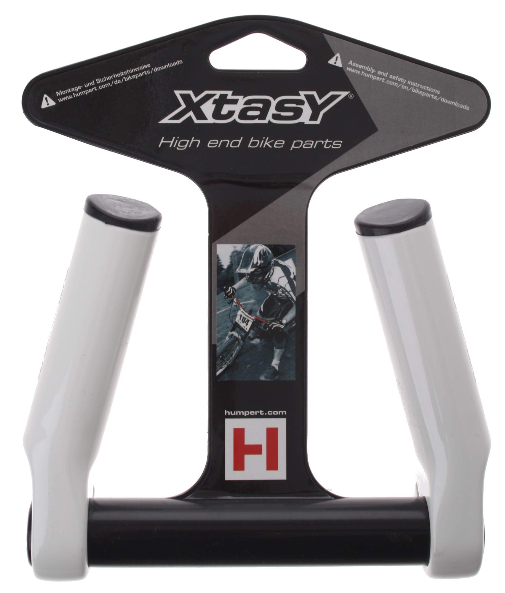 X-Tasy Ergo-S Bar End Aluminium White