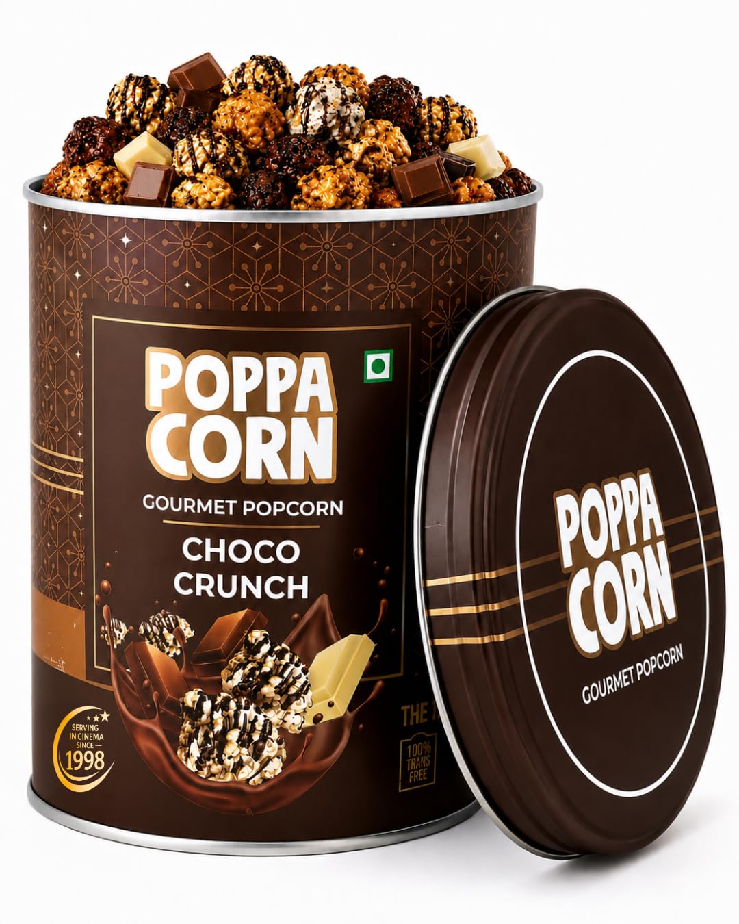 POPPACORN Gourmet Popcorn, Tin Pack (150g, Choco Crunch)-image-48