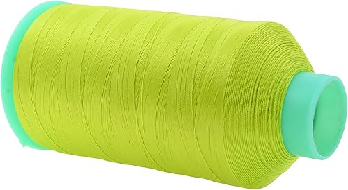 Miniatura 906 de Mandala Crafts Hilos de coser resistentes de nailon consolidado, hilo para tejer jeans de cuero, hilos de tapicería marina al aire libre, Beige