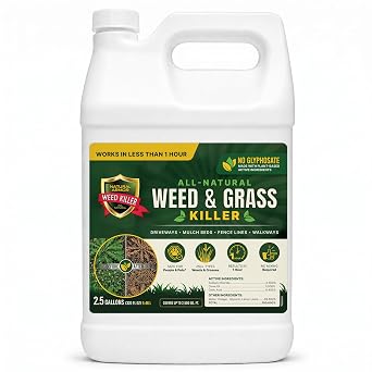 الأعشاب الطبيعية وقاتل العشب تركيبة مركزة طبيعية بالكامل. لا يحتوي على Glyphosate 320 OZ. 2.5 جالون