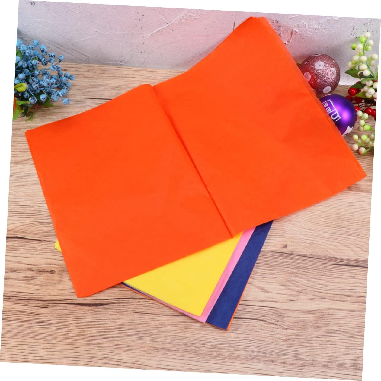 NOLITOY 10pcs Colorful Tissue Paper for Flower Wrapping Crafts and Seasonal Decorative Wrapping Paper for Weddings Birthdays and Holidays