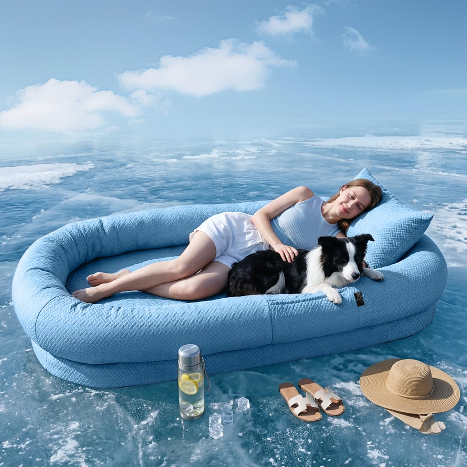 YAEM Cooling Dog Bed for Humans