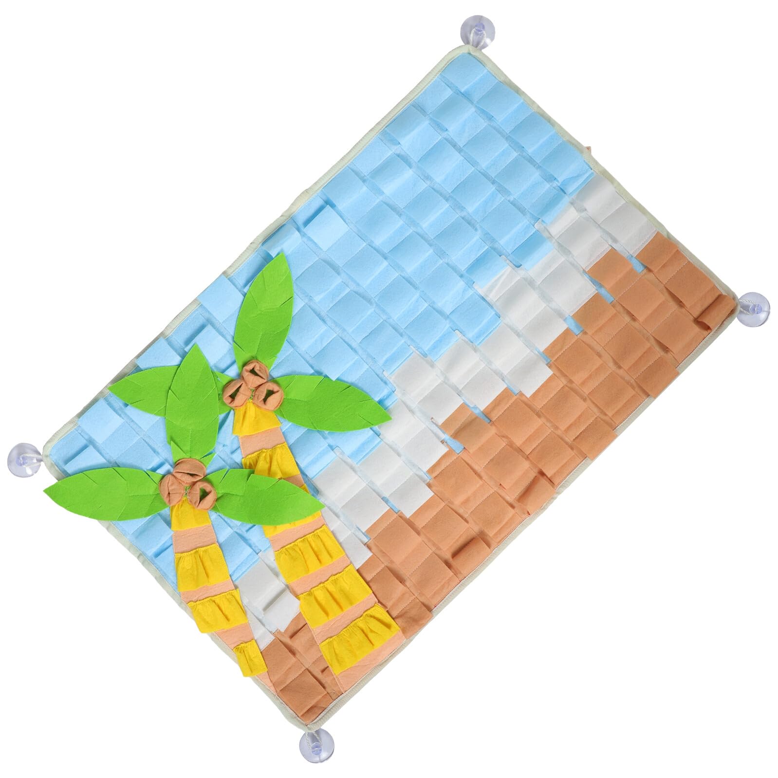 Tapis de Fouille pour Chiens Interactif Tapis d'alimentation Lente Antidérapant Lavable Jeu Éducatif pour Chien Stimulation Mentale Prévention du Mordillement