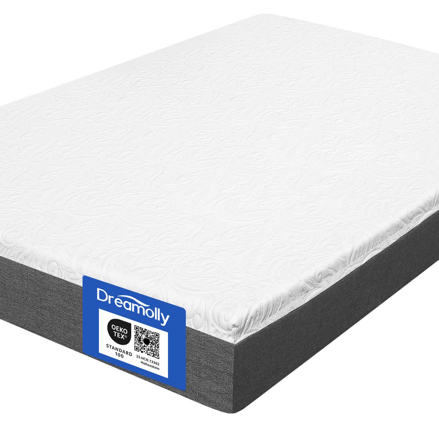 Visco-Gedächtnisschaum Matratze 140x200 cm, 20 cm Höhe – Perfekte Druckentlastung, Klimaregulierender Bezug, Gerollt, Oeko-TEX