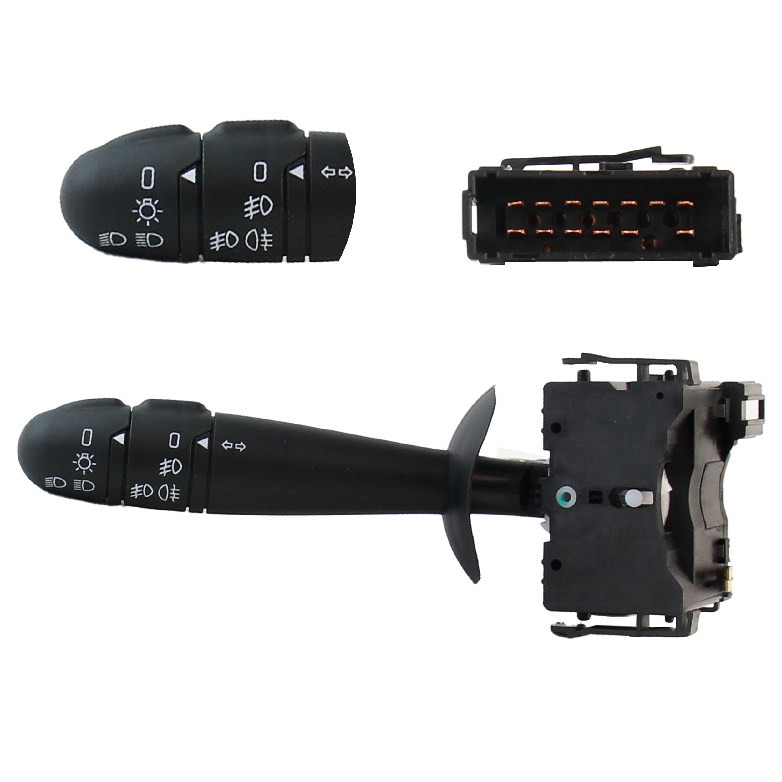 Commodo compatible pour Espace 4, Laguna 2, Trafic 2, Velsatis, Vivaro A, Primastar (13 broches) (2000-2014) AVEC ANTIBROUILLARDS AVANT + ARRIÈRE | 7701048913 | 2554000QAC | 4410525