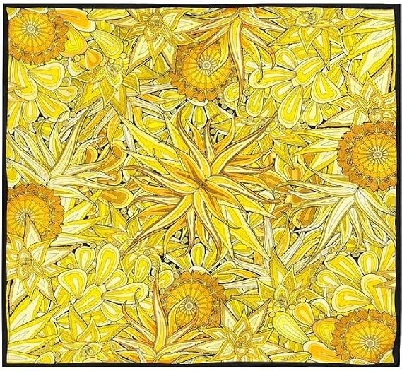 Pineda Covalin LARGE SILK SCARF - SANCTUARY CACTACEANS