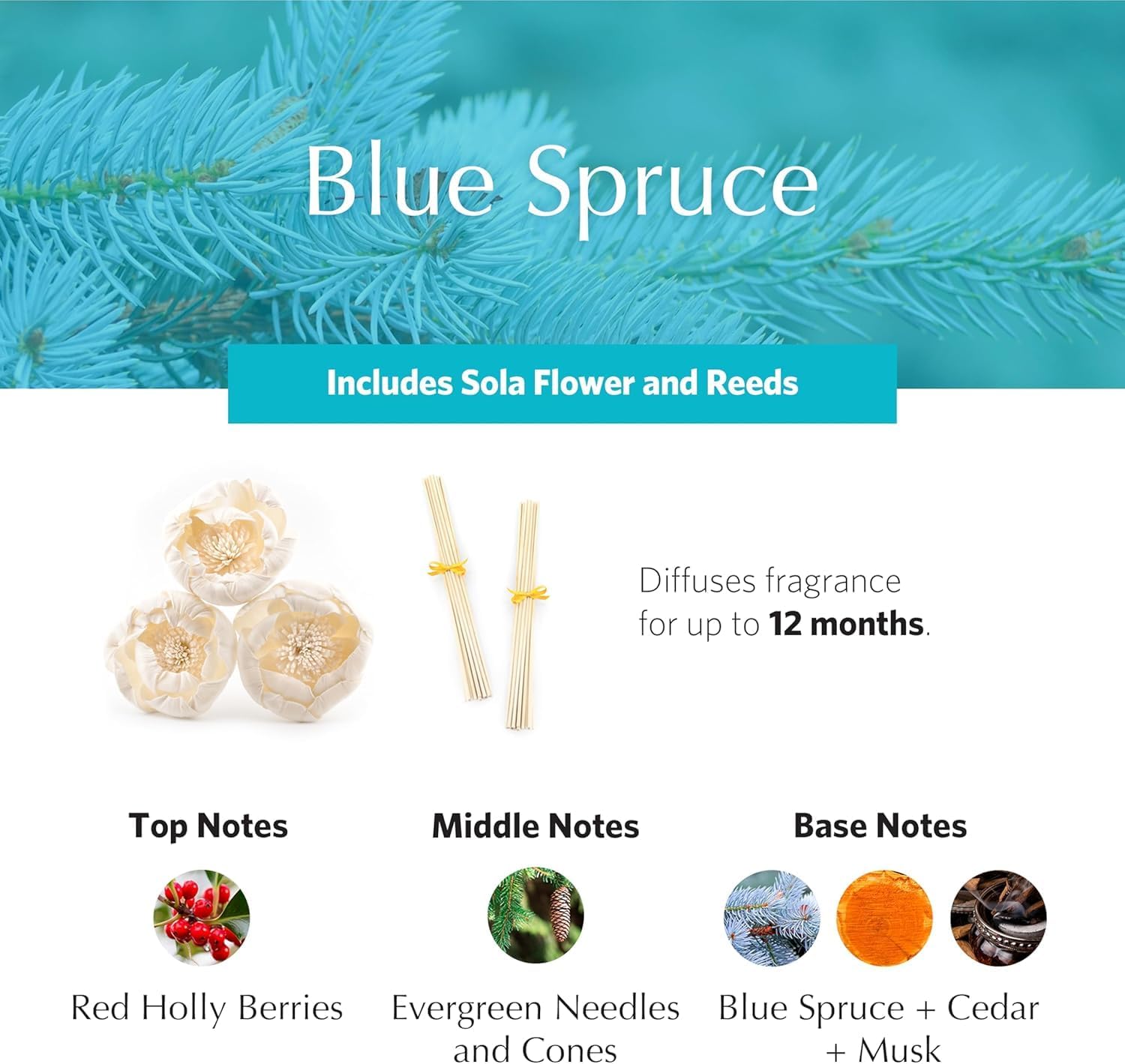 Blue Spruce Holiday AirEssence Diffuser, 7.4oz image 3