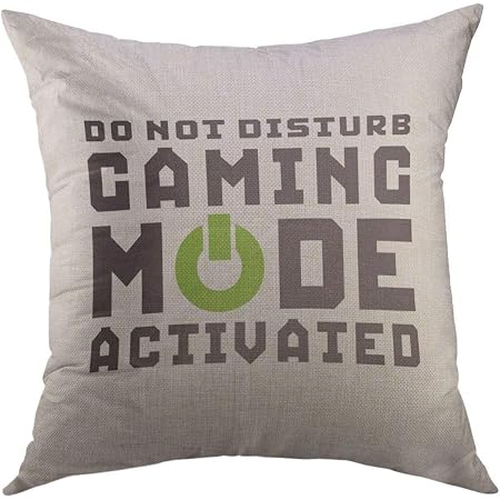 Mugod Retro Audio Cassette Throw Pillow Cover - 18x18 Inch Cotton Linen Square Case For Couch, Bed, Car
