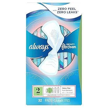 フー（おまとめ）　オールウェイズ　インフィニティ　32枚入り　4個セット Amazon | Always Infinity Super with Wings 32-Count (並行輸入