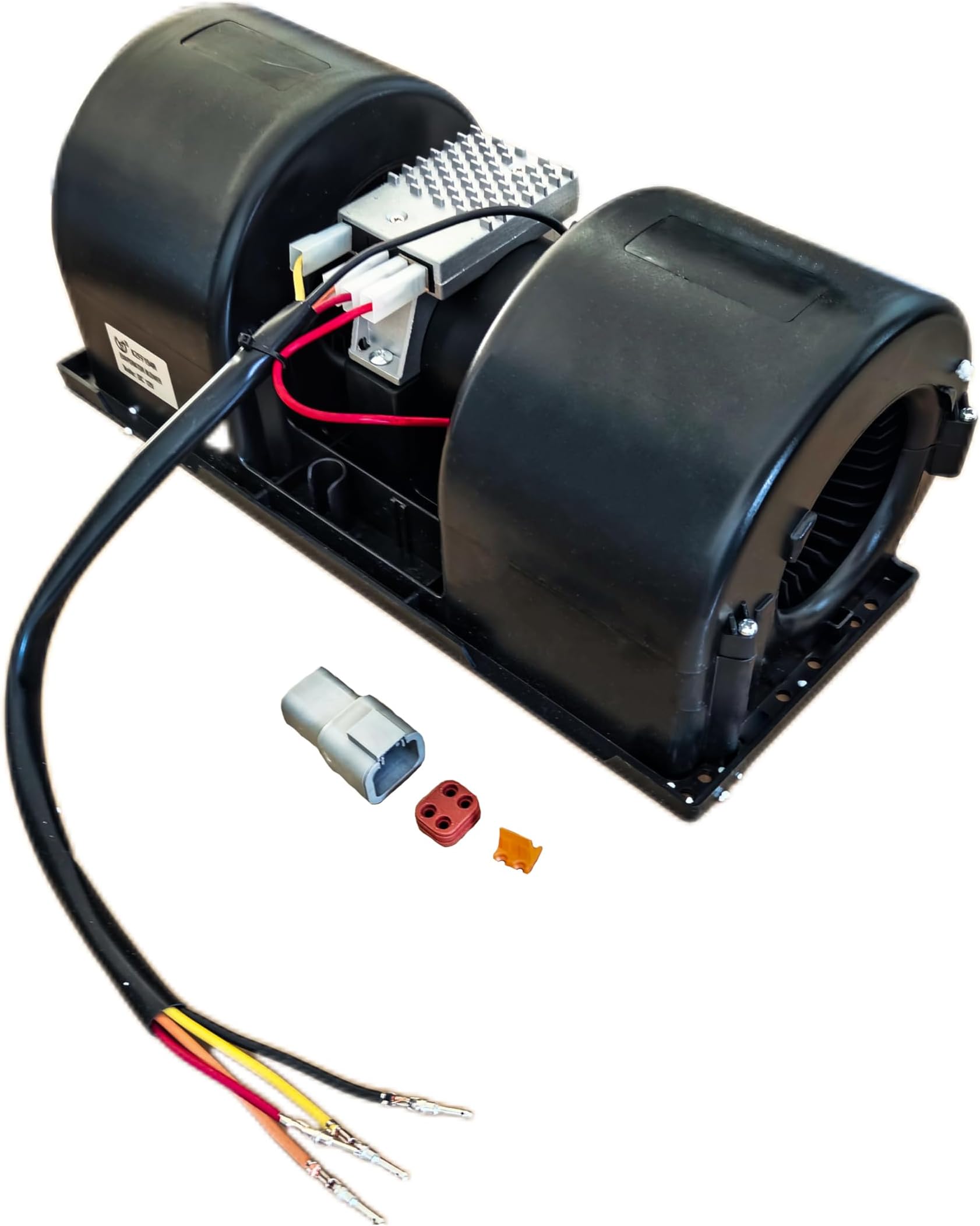 7193536 Cab Blower Motor Assembly Compatible for Bobcat Skid Steer Loader T450 T550 T590 T595 T630 T650 T750 T770 T870 S450 S510 S530 S550 S570 S590 S595 S630 S650 7282145 7249527