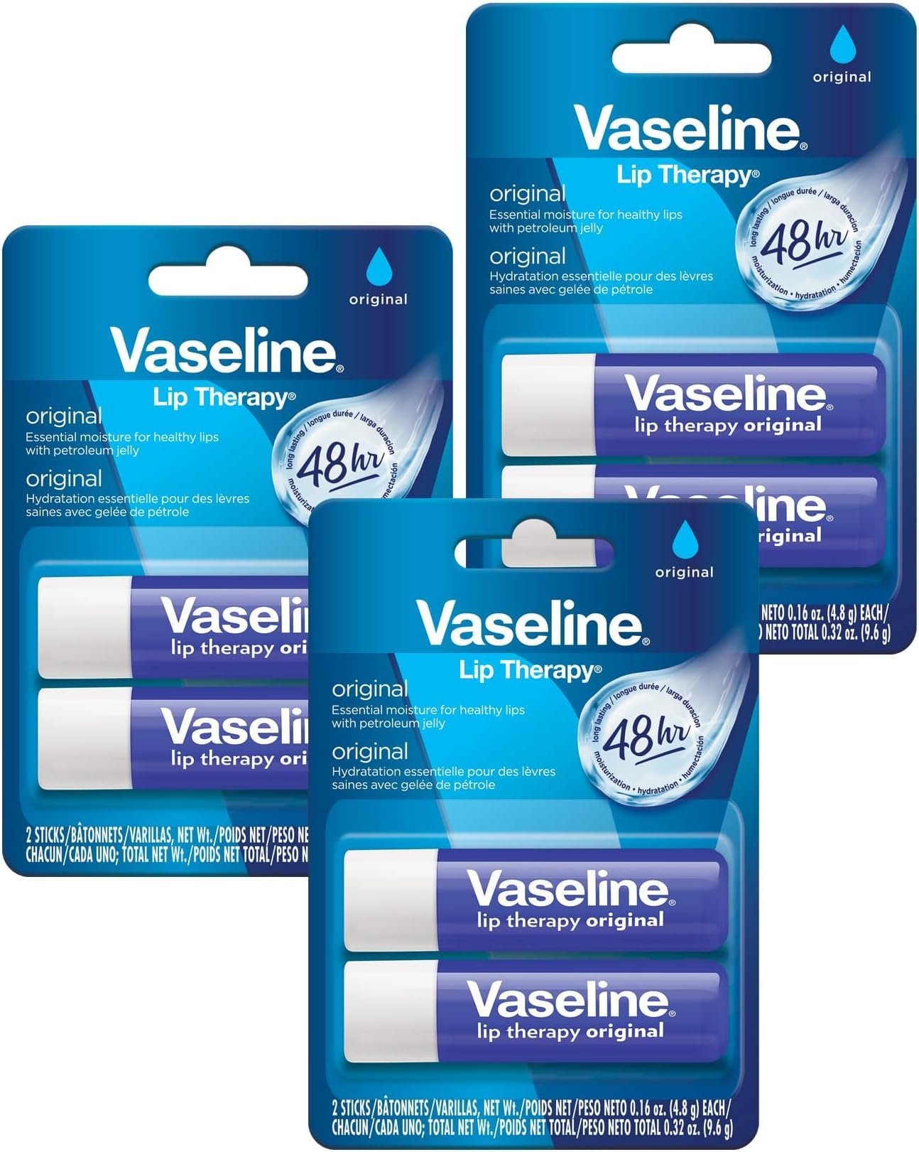 Vaseline Lip Therapy - Repair Chapped Lips -12