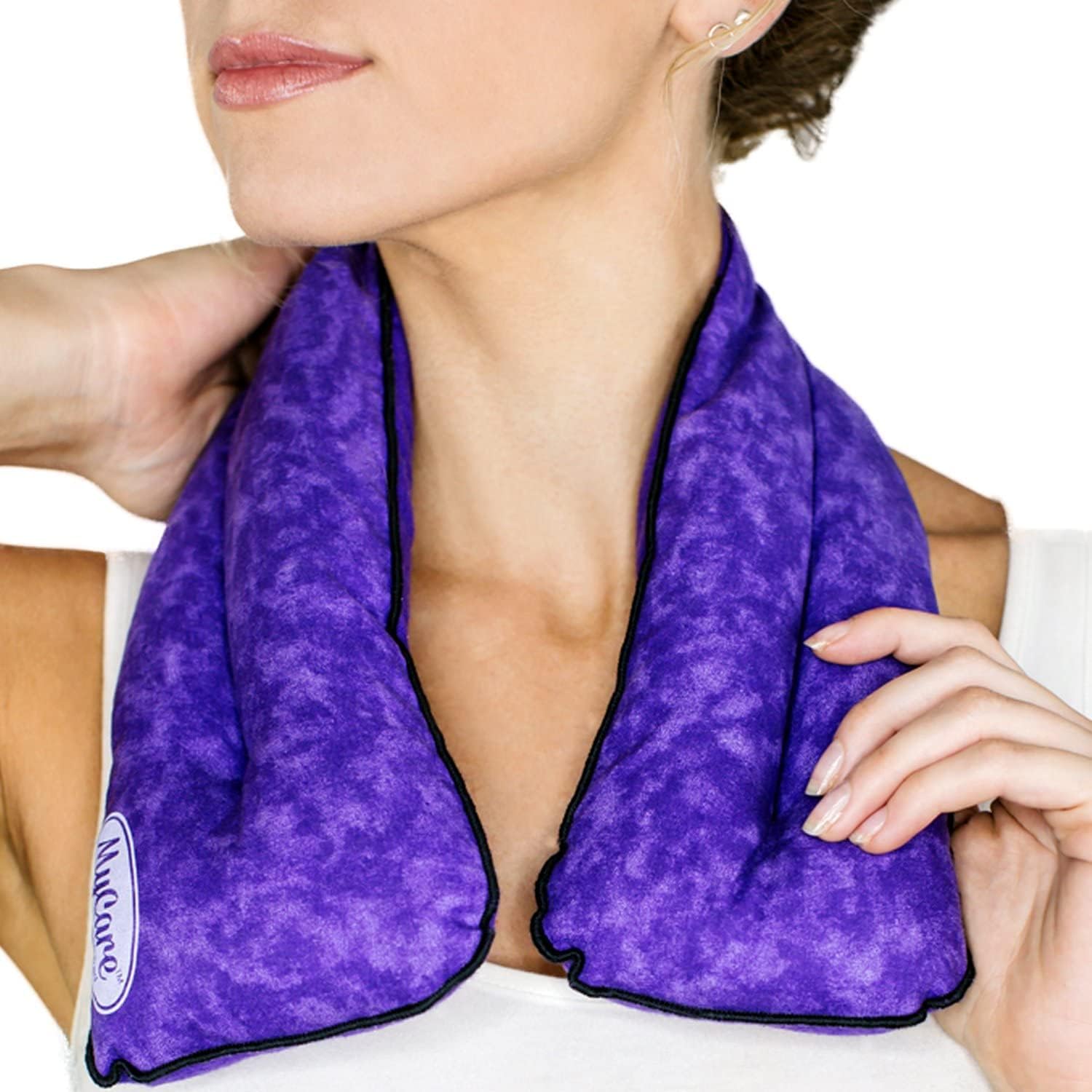 Microwavable Neck Heating Pad for Pain Relief – MyCare Neck Warmer Heat Wrap for Sore Muscles, Arthritis, and Cramps – Therapeutic, Natural Relief