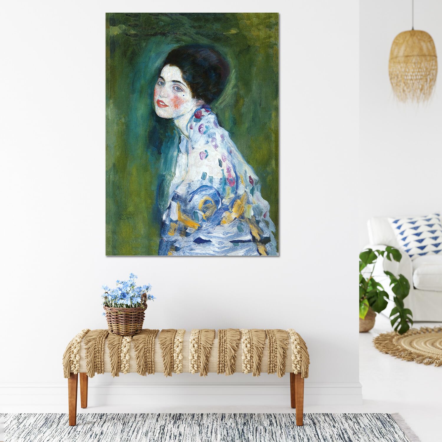Giallobus Gemälde Gustav Klimt „Tragödie“ – Acrylglas-Druck 100x140 Cm, Fertig Zum Aufhängen