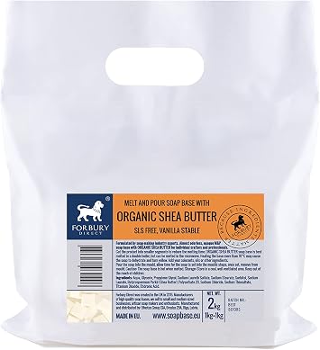2 kg Organic Shea Butter Melt and Pour Soap Base, SLS Free