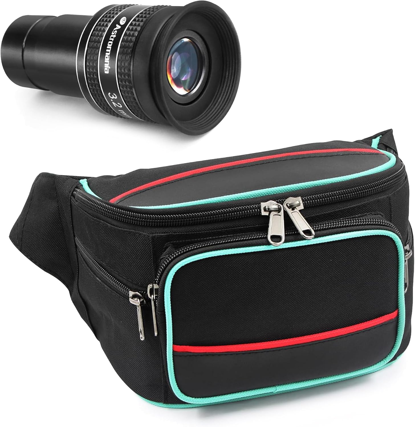 Astromania Telescope Eyepiece 3.2mm, Wide Angle 58 Degree - Bundle with - Multipurpose Telescope Bag