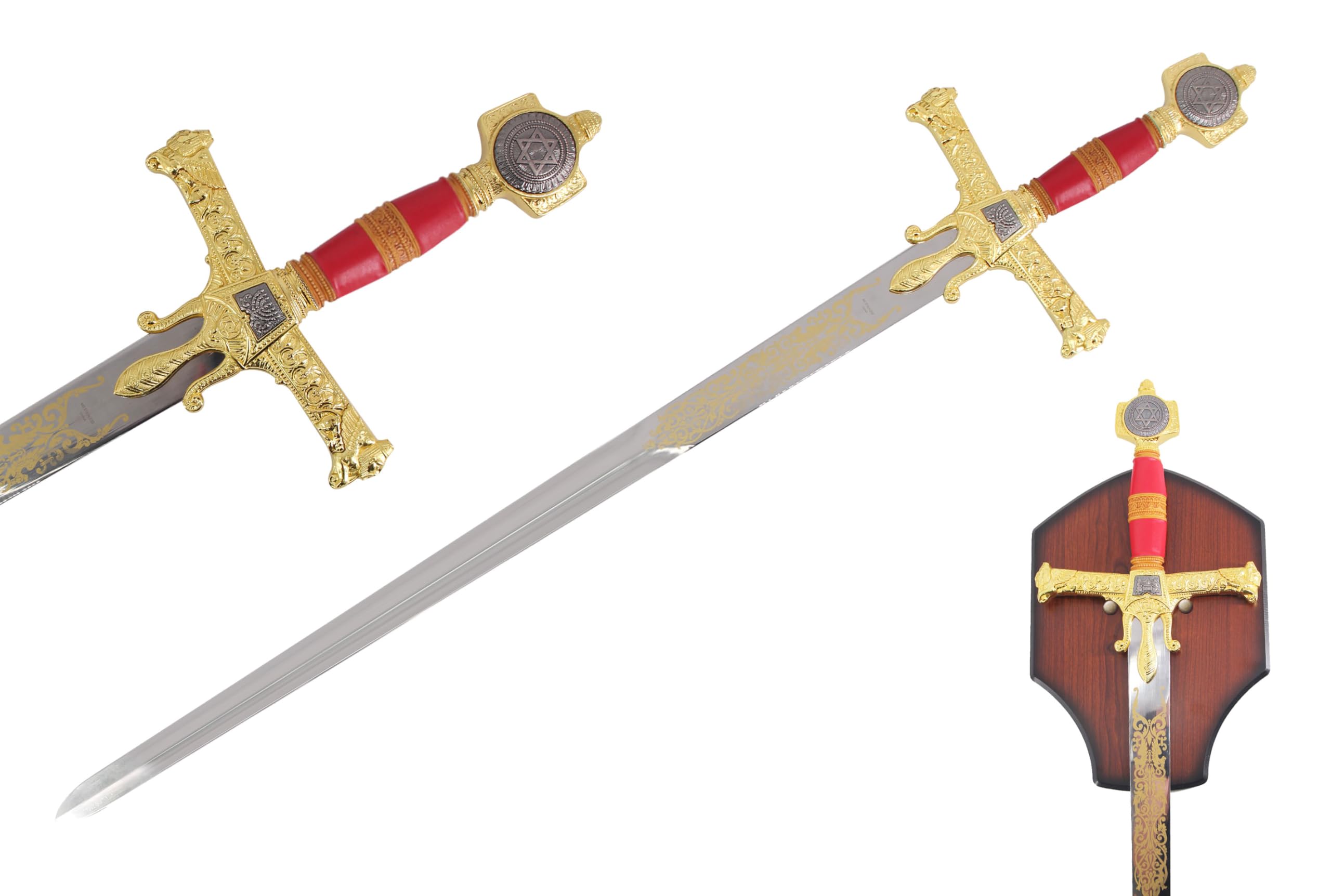 Medieval Warrior King Solomon Great Sword (Red)