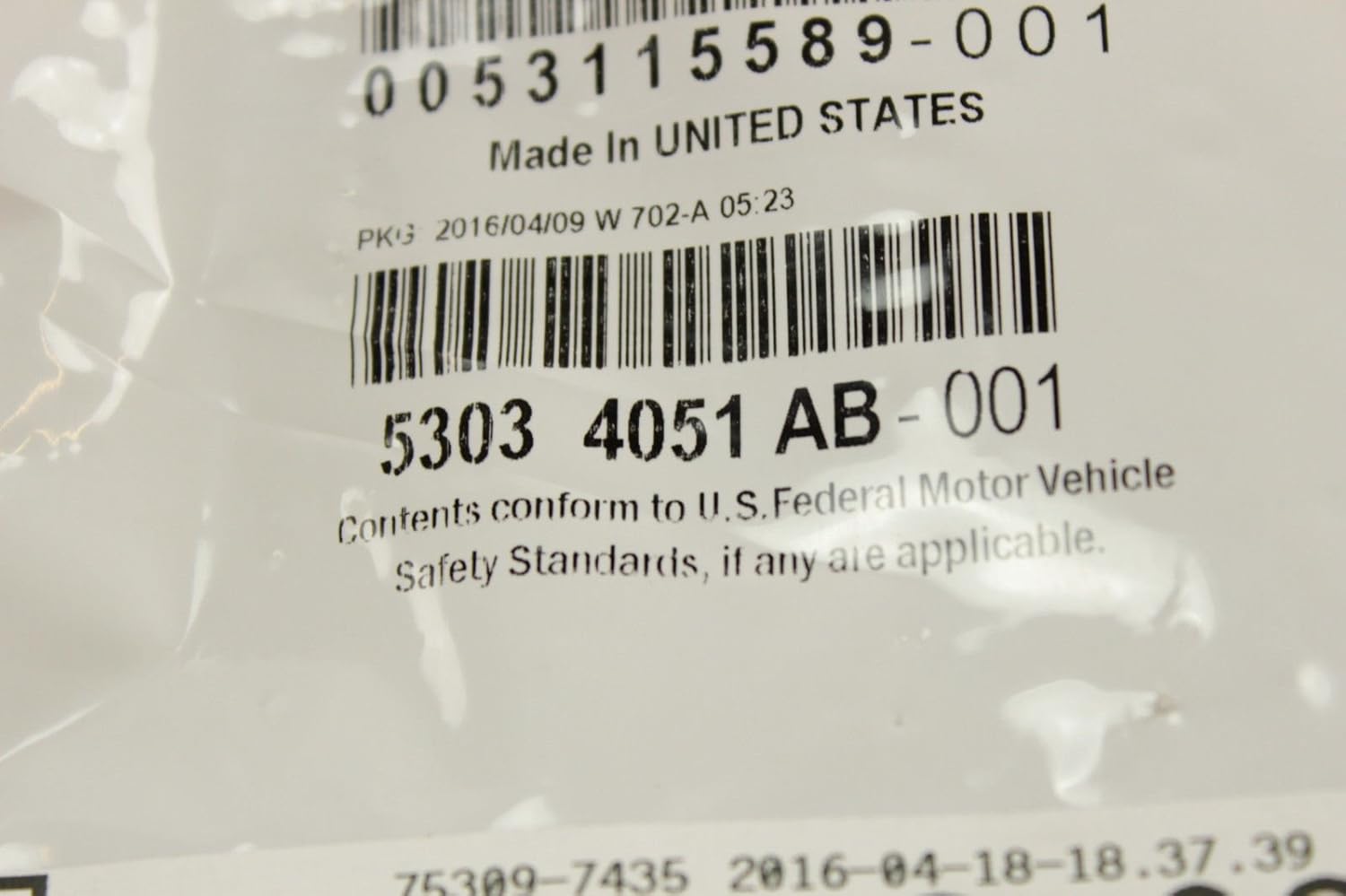 2007-2012 DODGE RAM 2500 3500 6.7L CUMMINS DIESEL AIR FILTER MOPAR OEM