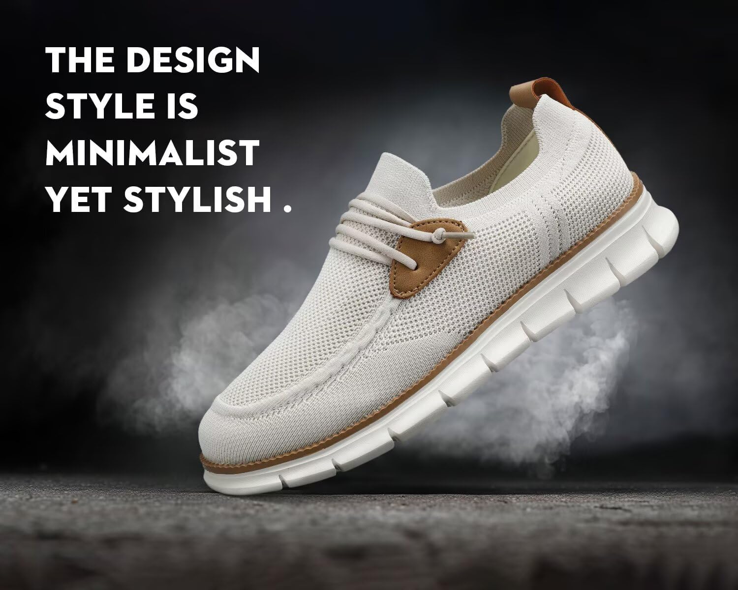 Men's Walking Boat Shoes Slip On Casual Loafers Non Slip Comfortable Lightweight Work Driving Shoes