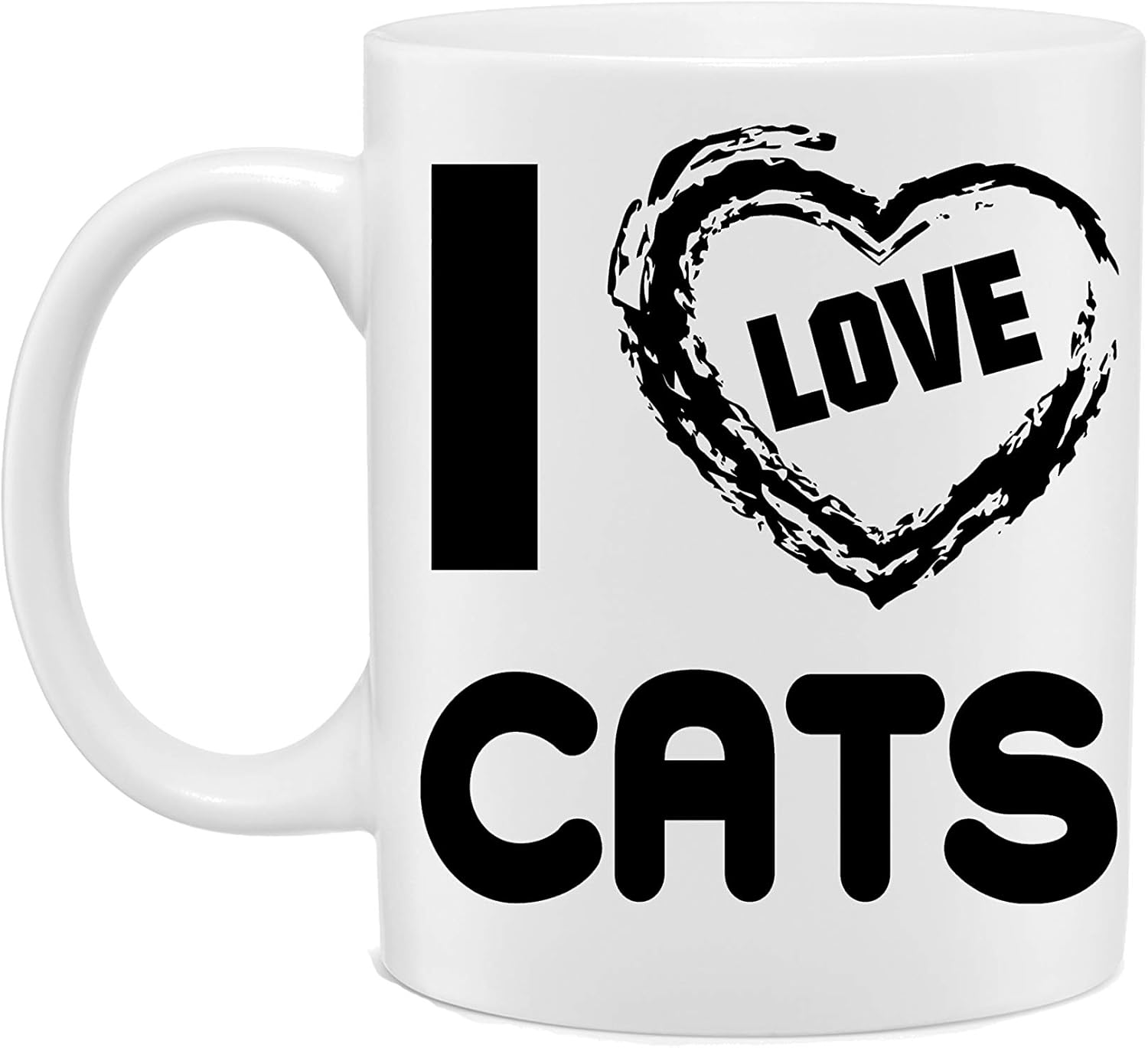 Hоlіdау Dеаlѕ 🛒 I LOVE CATS - Funny Cat Mug - White 11 Ounce Coffee Mug - Great Novelty Gift Cat Lovers, Cat Mom's, Cat Dad's, Co-Worker, Boss, Cat Bowls Friends Amаzоn Crаzу 🔥 Dеаlѕ I LOVE CATS - Funny Cat Mug - White 11 Ounce Coffee Mug - Great Novelty Gift Cat Lovers, Cat Mom's, Cat Dad's, Co-Worker, Boss, Cat Bowls Friends