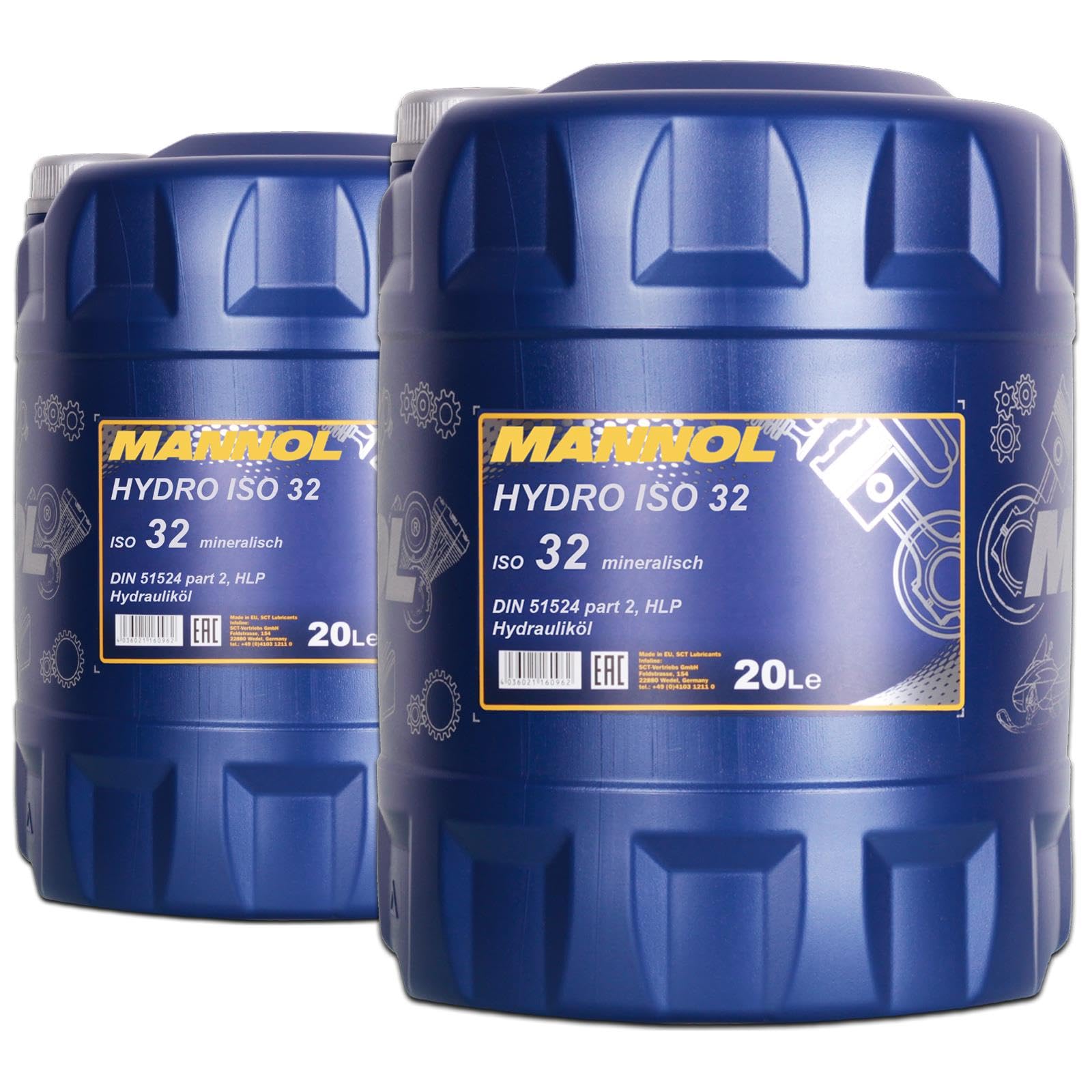 BandelOne enthält 2x20 Liter Hlp 32 Hydrauliköl/Hydraulikflüssigkeit/Hydraulikfluid