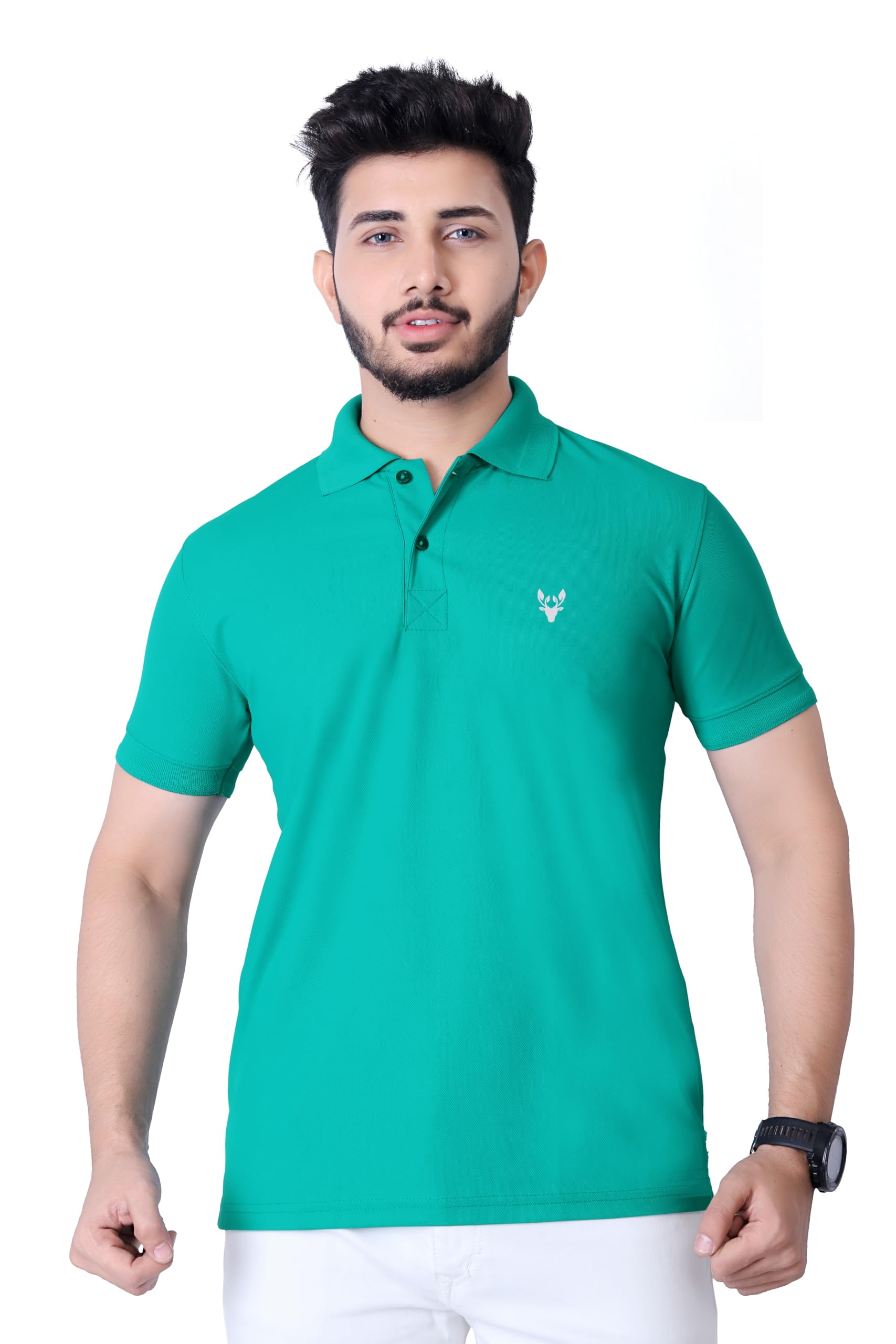 Men's Premium Polo T-Shirt | Classic Collar | Smooth Finish | Half Sleeve Casual Wear (XS to 3XL)-picture-31