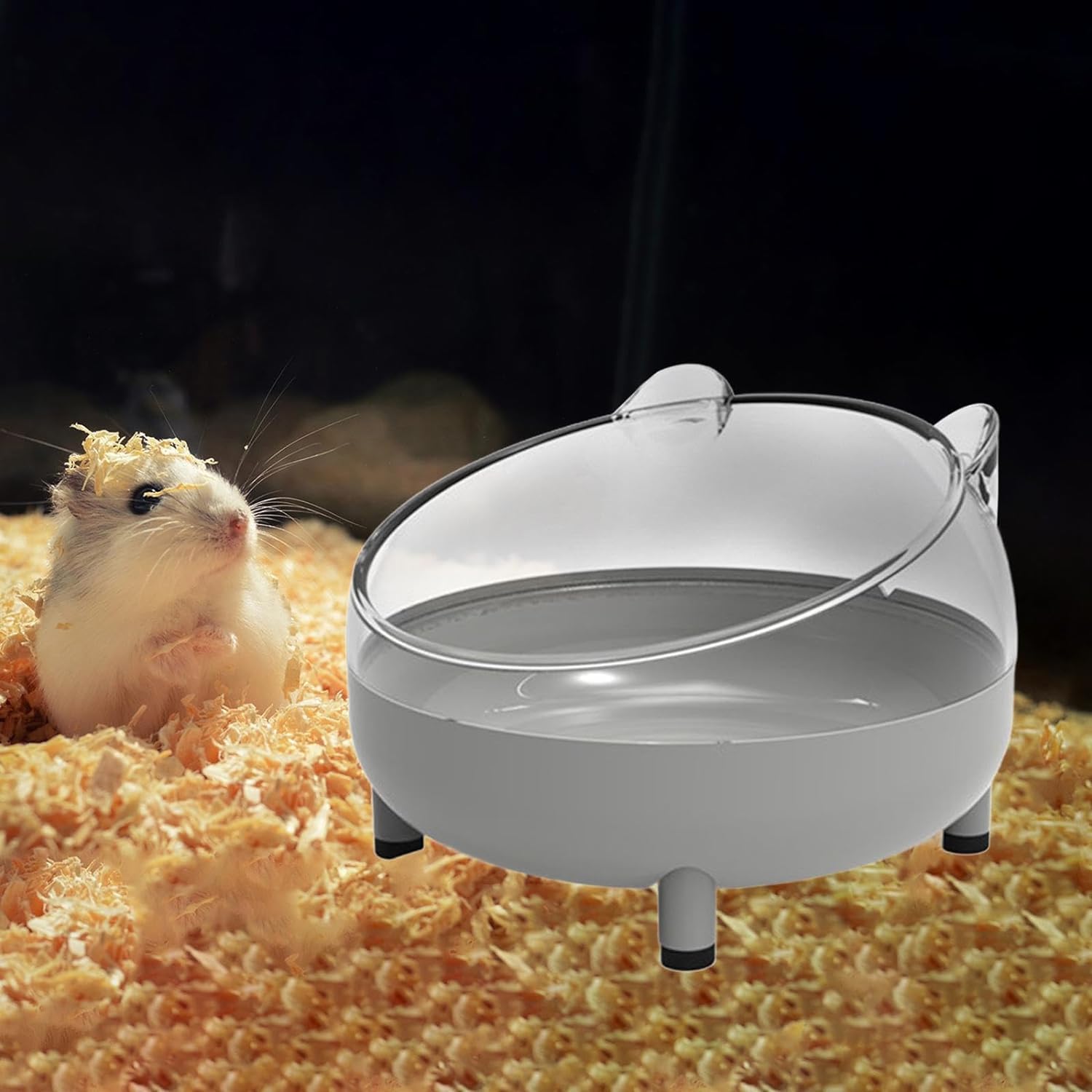 AVIAXO Hamster Sand Bath Bin Large Sandpit Toilet Gerbils Batheoom Small Chinchilla Dust Bathtub Sand Bath Box for Hamster Cage Accessories || Pack of 1 (B0D5VGJNSM) Amazon Price History, Amazon Price Tracker
