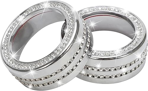 TOMALL Bling - Cubierta de botón de aire acondicionado compatible con Nissan Sentra 2020-2025, cubierta de consola central de aire acondicionado,