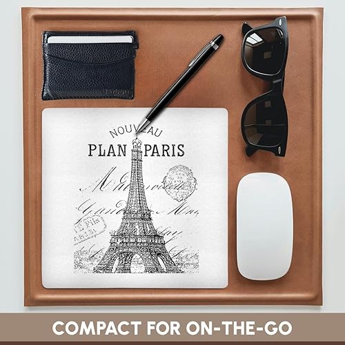 Miniatura 4 de 3dRose 8 x 8 x 0.25 Nouveau Paris Vintage Torre Eiffel mouse pad (mp _ 110389 _ 1)